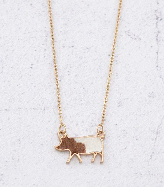 Pig Necklace