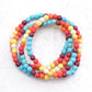 Multi colored Beaded Bracelet