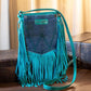 Wrangler Fringe Denim Pocket Crossbody