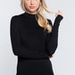 Long Sleeve Mock Neck Shirt