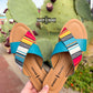 Shiner Serape Sandals