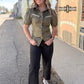 OLIVE- Calaboose Top
