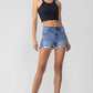 High Ride Denim Shorts