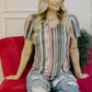 Serape City Heart Top