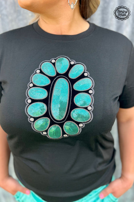 Streets of Turquoise Tee