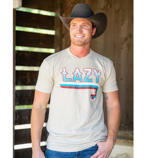 Lazy J Ranch Wear Fire J Logo T-shirt