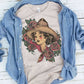 Vintage Cowgirl Tattoo Tee