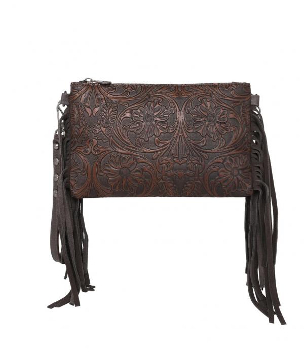 Montana West Tooled Crossbody Bag