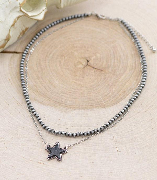 Western Star Layered Necklace