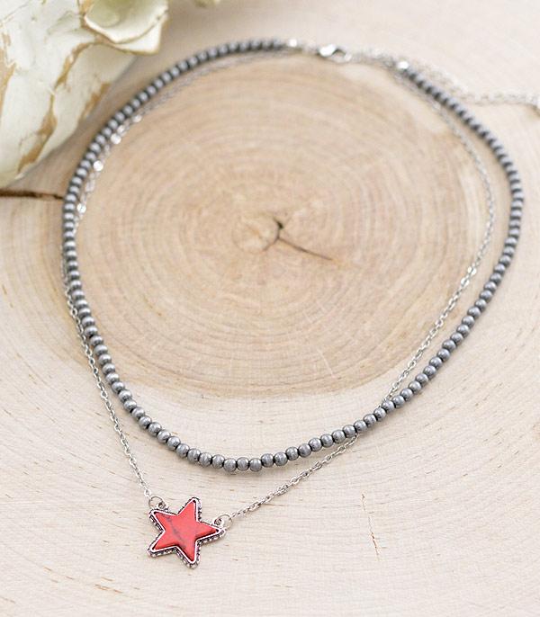 Western Star Layered Necklace