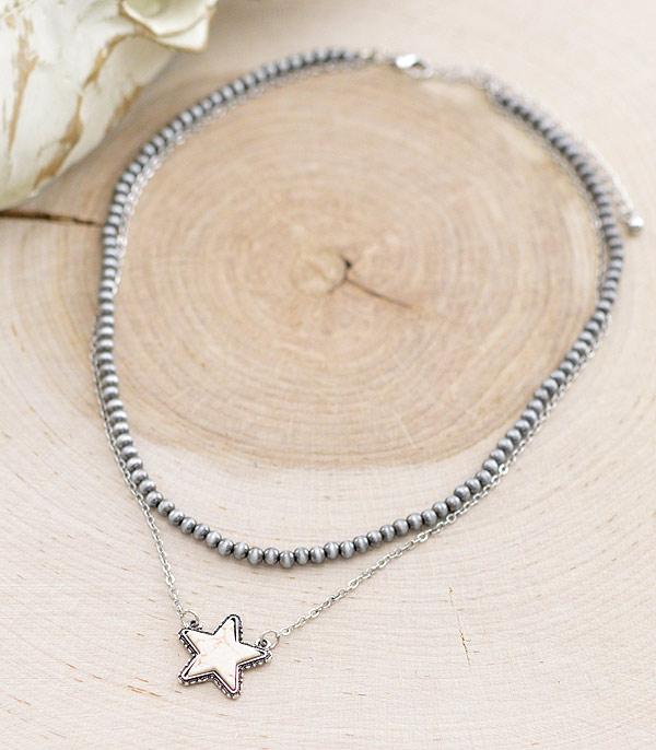 Western Star Layered Necklace