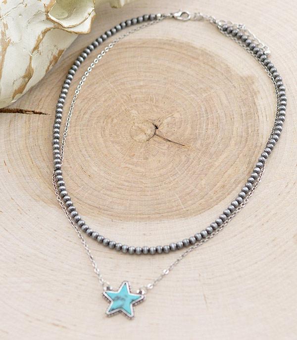 Western Star Layered Necklace