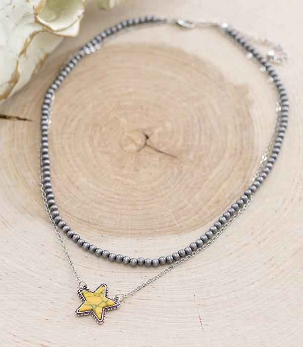 Western Star Layered Necklace