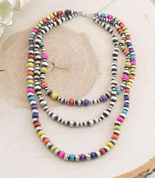 Beaded Layered Necklace