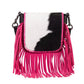 Cowhide Fringe Crossbody