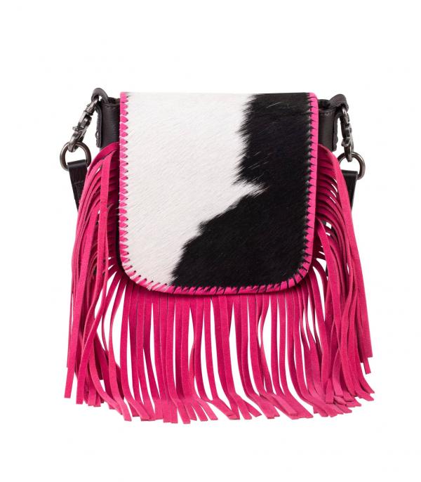 Cowhide Fringe Crossbody