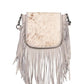 Cowhide Fringe Crossbody