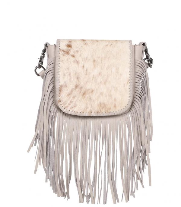 Cowhide Fringe Crossbody