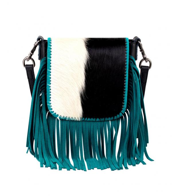 Cowhide Fringe Crossbody