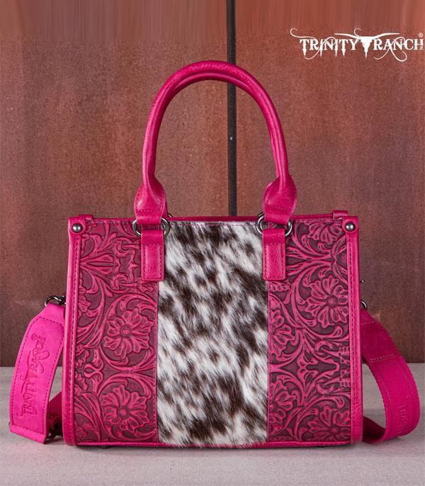 Trinity Ranch Cowhide Tooled Bag