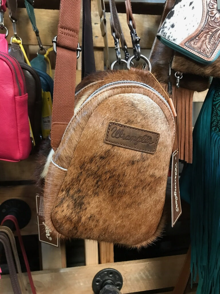 Wrangler Cowhide Sling Bag