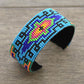 Aztec Seed Bead Cuff Bracelet