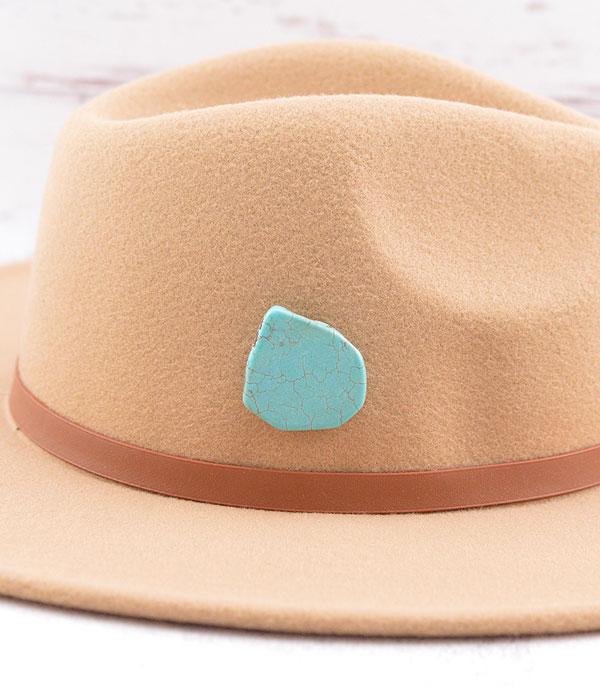 Semi Stone Hat Pin