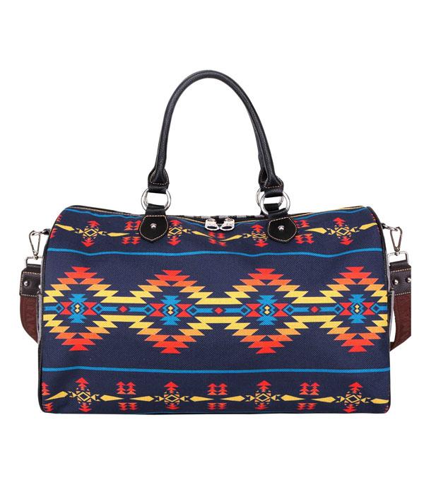 Montana West Weekender Bag Blue