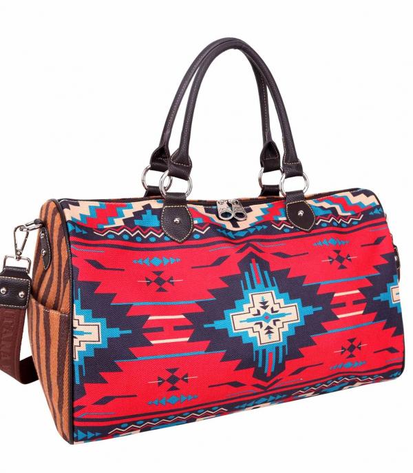 Montana West Weekender Bag Red