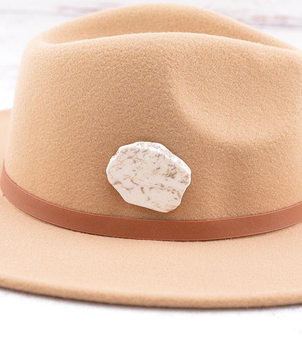 Semi Stone Hat Pin