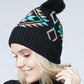 Western Aztec Print Beanie